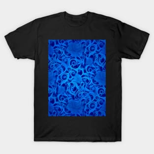 Ethereal Blue Floral T-Shirt